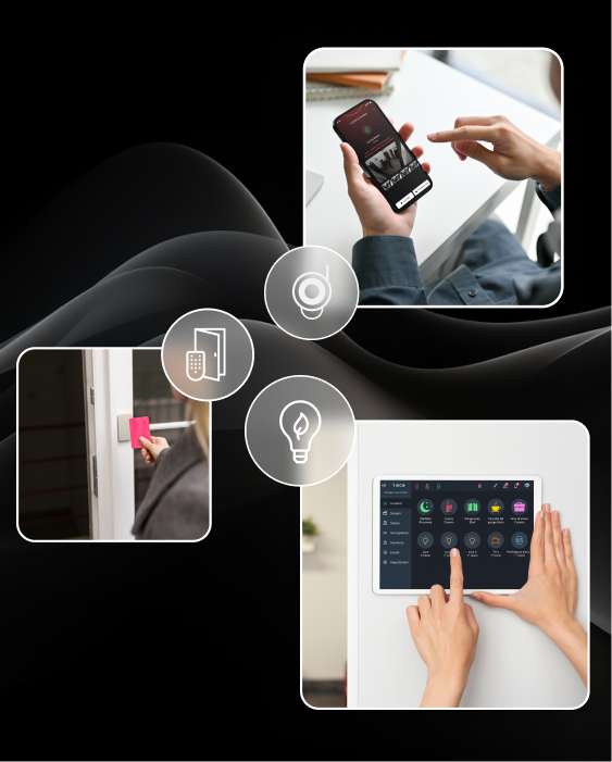 Small Medium Businesses Solution - Banner - Smart management mobile